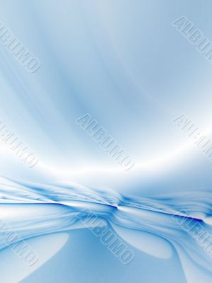 Blue Textured Horizon Abstract Background