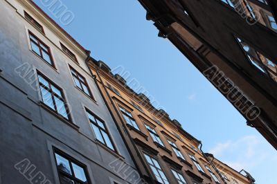 Residential buildings in Stockholm