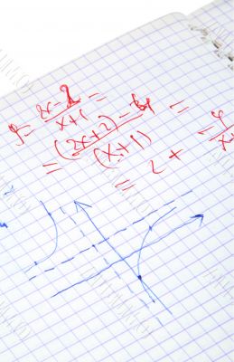 hand written maths calculations