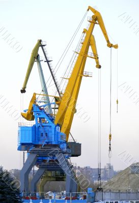 Port cranes