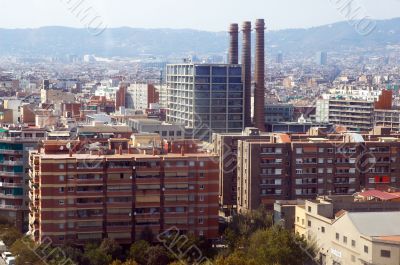 Barcelona, general view