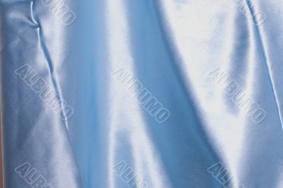 Blue reflective fabric