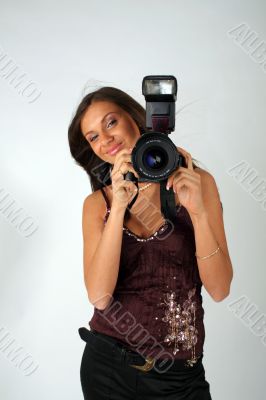 Girl - photographer