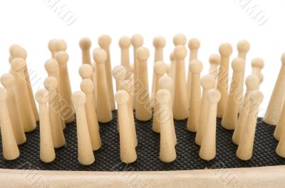 hairbrush close up