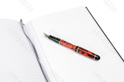 Note Pad and Fountain Pen