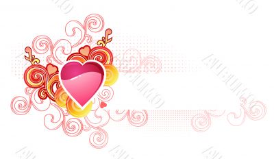  love heart  / valentine and wedding /