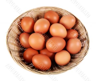 Eggs in a basket