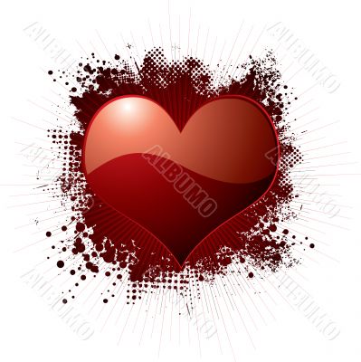 love splat red love splat red
