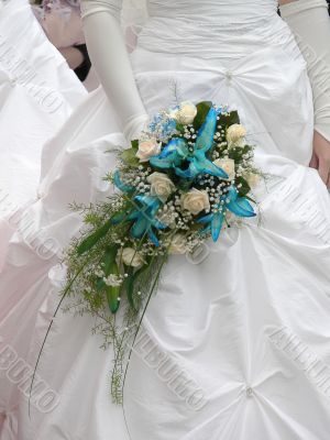 Bride with Wedding Bouquet