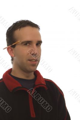Pencil Behind The Ear Pencil Behind The Ear