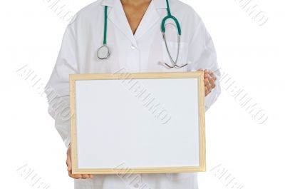 anonymous doctor whit billboard