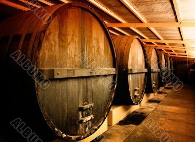 Winery Barrels