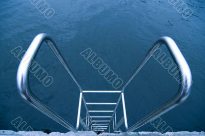 hand-rails over water