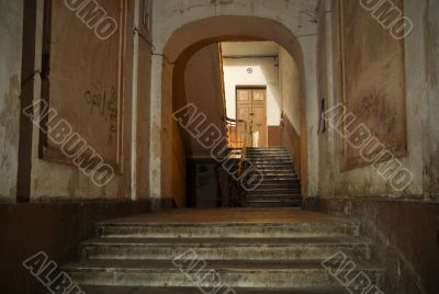 Urban house entrance Urban house entrance