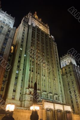 Moscow high-rise building