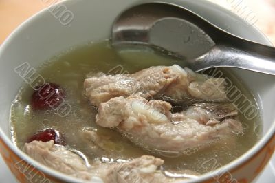 Chinese pork soup