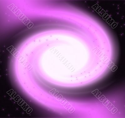 Purple Swirl with Sparkles