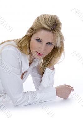 Portrait of the young beautiful girl