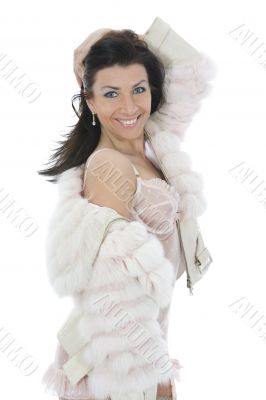 Portrait of the young beautiful woman