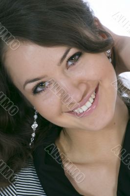 Portrait of the young beautiful girl