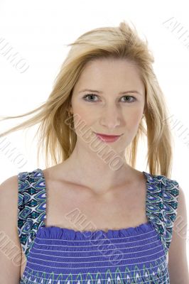 Portrait of the young beautiful girl