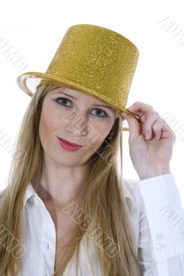 Portrait of the young beautiful girl