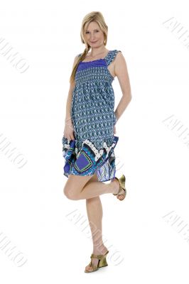 Portrait of the young beautiful girl