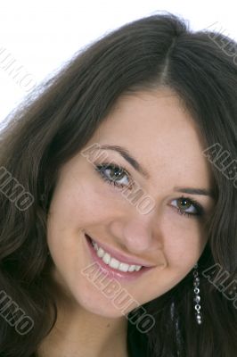 Portrait of the young beautiful girl