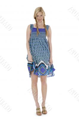 Portrait of the young beautiful girl