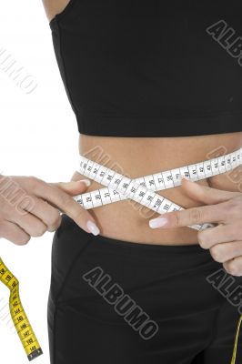 beautiful girl with  meter