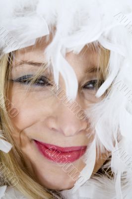 Portrait of the young beautiful girl