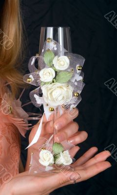 Wedding glass Wedding glass