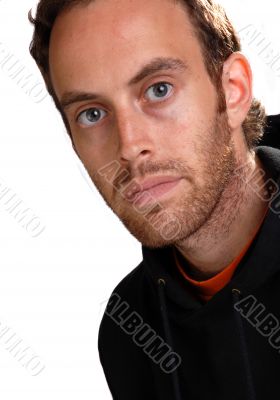 Moody young man Moody young man