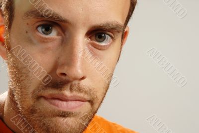 Moody young man