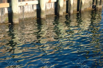 quayside water reflections