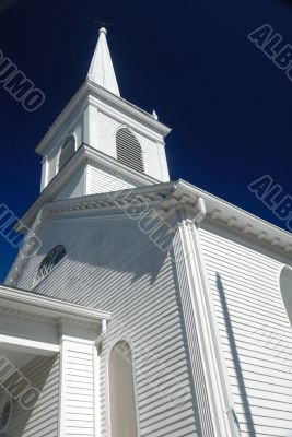 wooden church spire