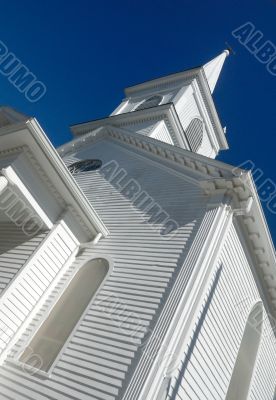 wooden church spire