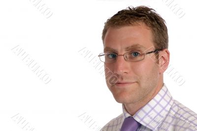 Handsome young businessman