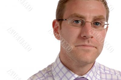 Handsome young businessman