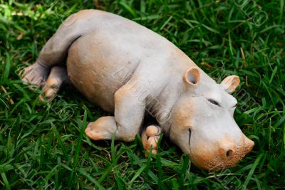 Clay Hippopotamus
