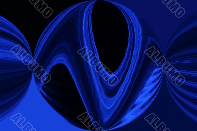 Digital Blue Round