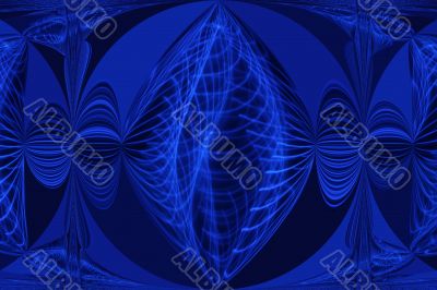 Digital Blue Shape