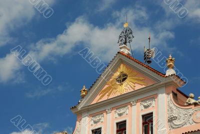 Prague decorative building