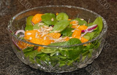 spinach &amp; mandarin orange salad