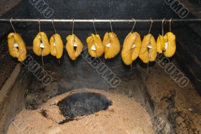 smoking cod rose in smoke room