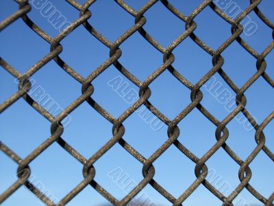 Metal fence