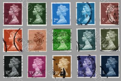 british postage stamps