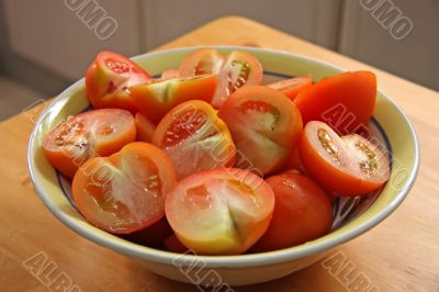 Sliced tomatoes