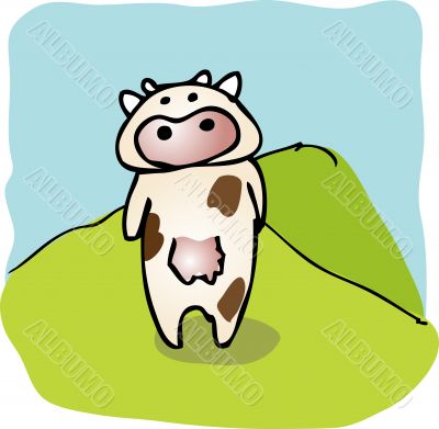 Cartoon cow