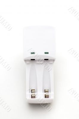 battery charger on white